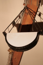 lustre art deco en metal 